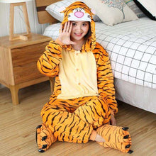 Load image into Gallery viewer, Unicorn Onesies Unisex Winter Kigurumi Stitch Panda Onesies Women Men Nightwear Anime Costumes Adults Flannel Sleepwear Pajamas - Ole Misc.