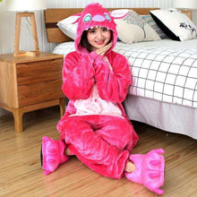 Load image into Gallery viewer, Unicorn Onesies Unisex Winter Kigurumi Stitch Panda Onesies Women Men Nightwear Anime Costumes Adults Flannel Sleepwear Pajamas - Ole Misc.