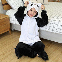 Load image into Gallery viewer, Unicorn Onesies Unisex Winter Kigurumi Stitch Panda Onesies Women Men Nightwear Anime Costumes Adults Flannel Sleepwear Pajamas - Ole Misc.