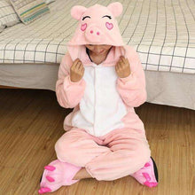 Load image into Gallery viewer, Unicorn Onesies Unisex Winter Kigurumi Stitch Panda Onesies Women Men Nightwear Anime Costumes Adults Flannel Sleepwear Pajamas - Ole Misc.