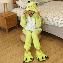 Load image into Gallery viewer, Unicorn Onesies Unisex Winter Kigurumi Stitch Panda Onesies Women Men Nightwear Anime Costumes Adults Flannel Sleepwear Pajamas - Ole Misc.