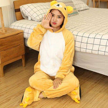 Load image into Gallery viewer, Unicorn Onesies Unisex Winter Kigurumi Stitch Panda Onesies Women Men Nightwear Anime Costumes Adults Flannel Sleepwear Pajamas - Ole Misc.