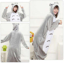Load image into Gallery viewer, women robe winter kingurumi flannel pajama set bathrobe female animal pajamas pajamas for women stitch onesie - Ole Misc.