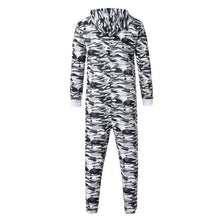 Load image into Gallery viewer, Centuryestar Men's Camouflage Pajamas Long Sleepwear One Piece Pyjamas Male Jumpsuits Hooded Onesie For Adult Tmall Quality - Ole Misc.