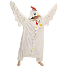 Load image into Gallery viewer, Sanderala Unisex Animal Adult White Chicken Onesies Pajama Sete Pyjama - Ole Misc.