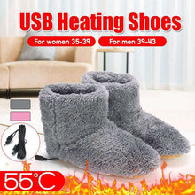 Load image into Gallery viewer, Soft Winter Electric Heating Shoes Foot Warmer Shoes USB Battery - Ole Misc.