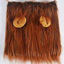 Load image into Gallery viewer, Cute Pet Cosplay Clothes Transfiguration Costume Lion Mane Winter Warm Wig Cat large Dog Party Decoration With Ear Pet Apparel - Ole Misc.