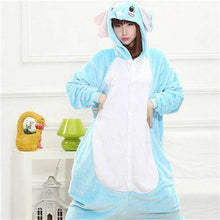 Load image into Gallery viewer, Skull Kigurumi Onesie Adult Women Scary Skeleton Pajamas Flannel Warm Loose Soft Sleepwear Onepiece Winter Jumpsuit Cosplay - Ole Misc.
