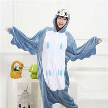 Load image into Gallery viewer, Skull Kigurumi Onesie Adult Women Scary Skeleton Pajamas Flannel Warm Loose Soft Sleepwear Onepiece Winter Jumpsuit Cosplay - Ole Misc.