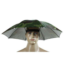 Load image into Gallery viewer, Portable 55cm Sun Shade Lightweight Camping Fishing Hiking Festival Outdoor Parasol Foldable Cap - Ole Misc.