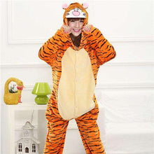 Load image into Gallery viewer, Totoro Kigurumi Onesie Adult Women Animal Pajamas Suit Flannel Warm Soft Sleepwear Onepiece Winter Jumpsuit Pijama Cosplay - Ole Misc.