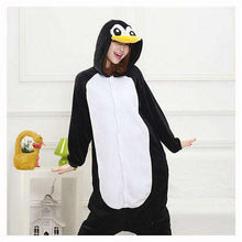 Load image into Gallery viewer, Totoro Kigurumi Onesie Adult Women Animal Pajamas Suit Flannel Warm Soft Sleepwear Onepiece Winter Jumpsuit Pijama Cosplay - Ole Misc.
