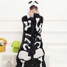 Load image into Gallery viewer, Totoro Kigurumi Onesie Adult Women Animal Pajamas Suit Flannel Warm Soft Sleepwear Onepiece Winter Jumpsuit Pijama Cosplay - Ole Misc.