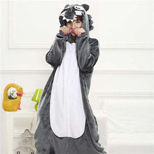 Load image into Gallery viewer, Totoro Kigurumi Onesie Adult Women Animal Pajamas Suit Flannel Warm Soft Sleepwear Onepiece Winter Jumpsuit Pijama Cosplay - Ole Misc.