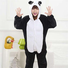 Load image into Gallery viewer, Totoro Kigurumi Onesie Adult Women Animal Pajamas Suit Flannel Warm Soft Sleepwear Onepiece Winter Jumpsuit Pijama Cosplay - Ole Misc.