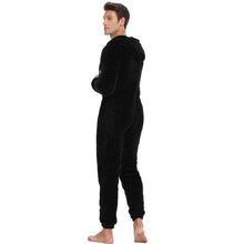 Load image into Gallery viewer, Men Warm Teddy Fleece Onesie Fluffy Sleep Lounge Adult Sleepwear One Piece Pyjamas Male Jumpsuits Hooded Onesies For Adult Men - Ole Misc.