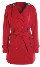 Load image into Gallery viewer, Lady Warm Autumn Winter Coat Women Double -Breasted Hooded Mantle Long Jacket Wool Blends Outwear Chaquetones De Mujer - Ole Misc.
