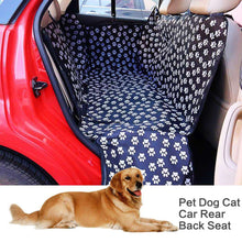 Load image into Gallery viewer, Pet carriers Oxford Fabric Paw pattern Car Pet Seat Cover Dog Car Back Seat - Ole Misc.