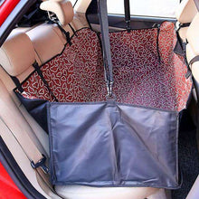 Load image into Gallery viewer, Pet carriers Oxford Fabric Paw pattern Car Pet Seat Cover Dog Car Back Seat - Ole Misc.
