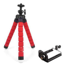 Load image into Gallery viewer, COOLJIER Flexible Sponge Octopus Mini Tripod With Bluetooth Remote Shutter For iPhone mini Camera Tripod Phone Holder clip stand - Ole Misc.