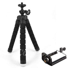 Load image into Gallery viewer, COOLJIER Flexible Sponge Octopus Mini Tripod With Bluetooth Remote Shutter For iPhone mini Camera Tripod Phone Holder clip stand - Ole Misc.