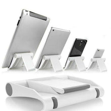 Load image into Gallery viewer, Portable Tablet PC Stand Foldable Phone holder Universal Adjustable Smartphone - Ole Misc.