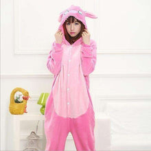 Load image into Gallery viewer, Cartoon Women Adult Couple Animal Sleep Carnival Fantasy Pajama Onesie Cute Raccoon Funny kigurumi Party  Suit Fleece Games - Ole Misc.