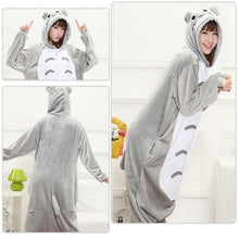 Load image into Gallery viewer, Cartoon Women Adult Couple Animal Sleep Carnival Fantasy Pajama Onesie Cute Raccoon Funny kigurumi Party  Suit Fleece Games - Ole Misc.