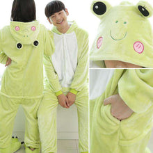 Load image into Gallery viewer, Cartoon Women Adult Couple Animal Sleep Carnival Fantasy Pajama Onesie Cute Raccoon Funny kigurumi Party  Suit Fleece Games - Ole Misc.
