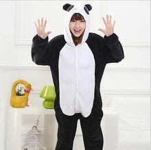 Load image into Gallery viewer, Cartoon Women Adult Couple Animal Sleep Carnival Fantasy Pajama Onesie Cute Raccoon Funny kigurumi Party  Suit Fleece Games - Ole Misc.