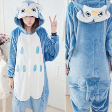 Load image into Gallery viewer, Cartoon Women Adult Couple Animal Sleep Carnival Fantasy Pajama Onesie Cute Raccoon Funny kigurumi Party  Suit Fleece Games - Ole Misc.