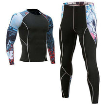 Load image into Gallery viewer, Fashion clothing warm men's underwear set men's compression fleece sweat quick-drying thermal underwear men's long-sleeved spot - Ole Misc.