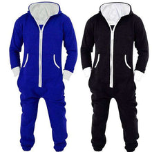Load image into Gallery viewer, Hot Cartoon Animal Anime Cosplay Siamese Pajamas Onesies Home Clothes Solid Color Conjoined Pajamas Men's Home Comfort Jumpsuit - Ole Misc.
