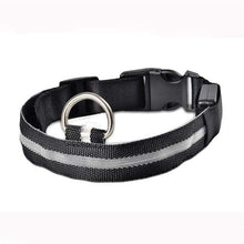 Load image into Gallery viewer, Dog Collar Nylon LED Glowing Pet Dog Collar Luminous Adjustable Collar Perro for Small Dog Cat Puppy LED Light Night Safety XS - Ole Misc.
