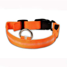 Load image into Gallery viewer, Dog Collar Nylon LED Glowing Pet Dog Collar Luminous Adjustable Collar Perro for Small Dog Cat Puppy LED Light Night Safety XS - Ole Misc.