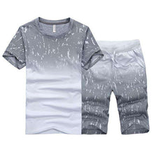 Load image into Gallery viewer, Tracksuit Male 2018 Men Clothing Set Fitness Tracksuit Summer Casual Men Shorts + T shirt Men's Suit 2 Pieces Sets Plus Size 4XL - Ole Misc.