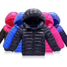Load image into Gallery viewer, 3-12Yrs Children's Fashion Outerwear&amp;coat Boy Girl Cold Winter Warm Hooded Coat Children Cotton-Padded Clothes boy Down Jacket - Ole Misc.