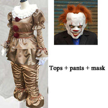 Load image into Gallery viewer, Clown cosplay Stephen King's It Pennywise Cosplay Costume Adult men women Fancy Halloween horror costume Batman Men adult mask - Ole Misc.