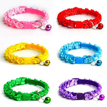 Load image into Gallery viewer, Sale 1PC  Dog Cat Lace Collar Buckle Collar Lovely  For Pet Accessories Adjustable With Bell Pet Supplies - Ole Misc.