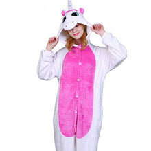 Load image into Gallery viewer, Adult Unicorn Pikachu Kigurumi Onesies Flannel Pajamas Family Party Halloween Animal Stitch Bear Panda Bat Homewear Pijamas - Ole Misc.