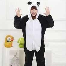 Load image into Gallery viewer, Adult Unicorn Pikachu Kigurumi Onesies Flannel Pajamas Family Party Halloween Animal Stitch Bear Panda Bat Homewear Pijamas - Ole Misc.
