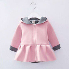 Load image into Gallery viewer, Benemaker Toddler Rabbit Ear Jackets For Girl Spring Children's Clothing Hooded Cute Outerwear Baby Windbreaker Kids Coats JH029 - Ole Misc.