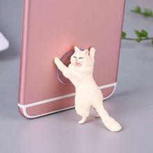 Load image into Gallery viewer, Phone Holder Cute Cat Tablets Desk Sucker Support Resin Mobile Phone Stand holder - Ole Misc.