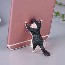Load image into Gallery viewer, Phone Holder Cute Cat Tablets Desk Sucker Support Resin Mobile Phone Stand holder - Ole Misc.