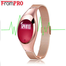 Load image into Gallery viewer, FROMPRO Women Fashion Band Z18 Smart bracelet Blood Pressure Heart Rate Monitor Pedometer Fitness Tracker Watch FOR Android IOS - Ole Misc.
