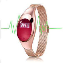 Load image into Gallery viewer, FROMPRO Women Fashion Band Z18 Smart bracelet Blood Pressure Heart Rate Monitor Pedometer Fitness Tracker Watch FOR Android IOS - Ole Misc.