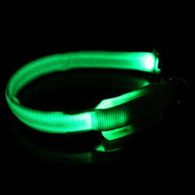 Load image into Gallery viewer, New Pet Dog Small Size LED Nylon Safety Collar Light-up Flashing Glow Collar For Dogs - Ole Misc.