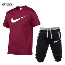 Load image into Gallery viewer, Summer New Tracksuit Men Shorts Casual Men's Sportswear Suit Shorts Brand Clothing Two Pieces Top Tee+Shorts Sweat Suits 2019 - Ole Misc.