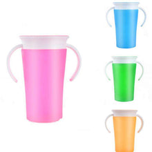 Load image into Gallery viewer, 260ml Babies Training Miracle Cups With Handles 360 Degree Drink Prevent Leaking Spilling Cup - Ole Misc.