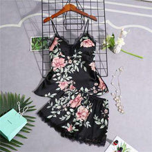 Load image into Gallery viewer, Daeyard Women's Pajamas Silk Floral Overall Print 5Pcs Pajama Set Satin Pyjamas - Ole Misc.